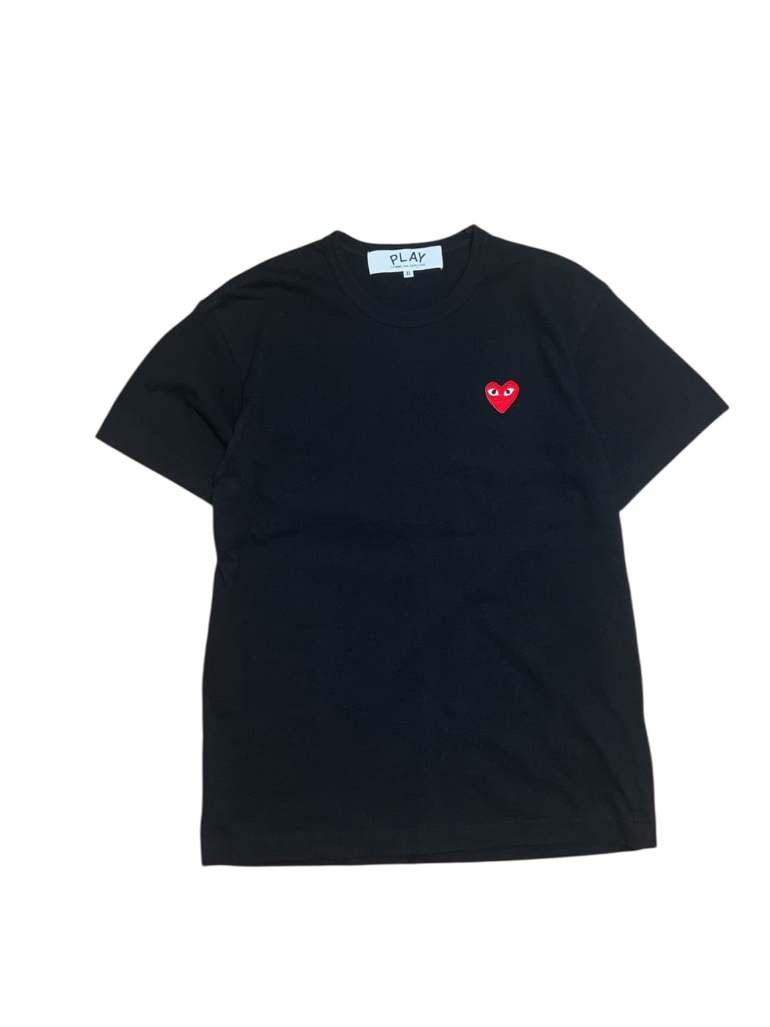 꼼데가르송 플레이 하트 블랙 반팔 티셔츠 상품이미지3