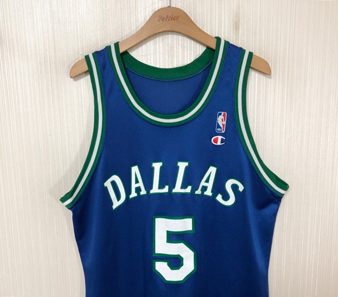 NBA 챔피온 댈러스메버릭스 90's 올드유니폼 44 #5 제이슨키드 상품이미지2