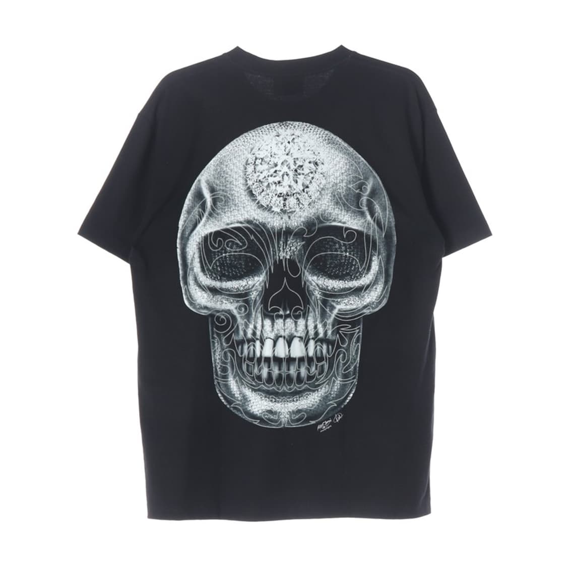 락창 빈티지 빅 로고 해골 그래픽 티셔츠 L 상품이미지2