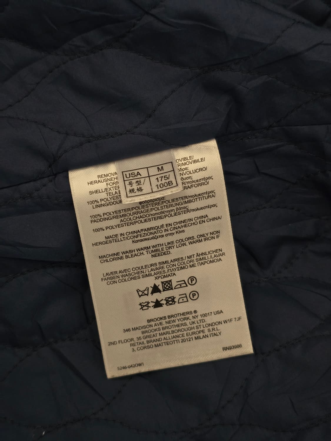 브룩스브라더스 코듀로이 내피형 블레이저 자켓 M 상품이미지9