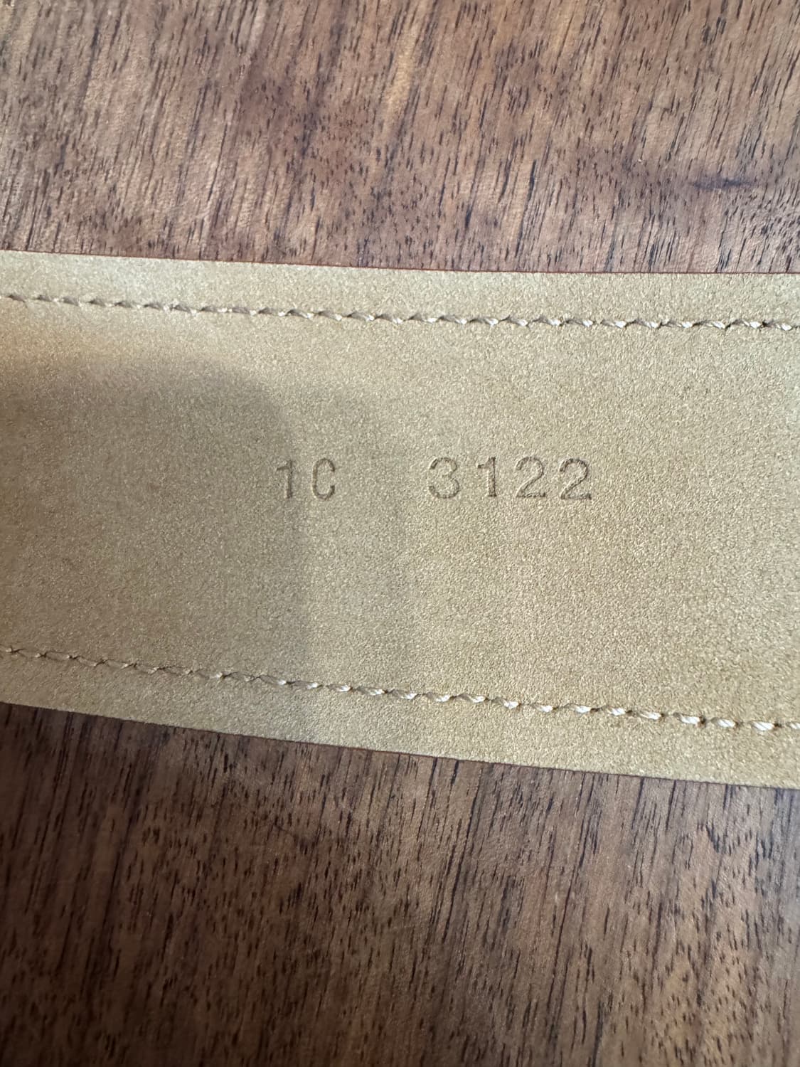 프라다 오렌지색상 가죽 벨트 28인치 상품이미지4