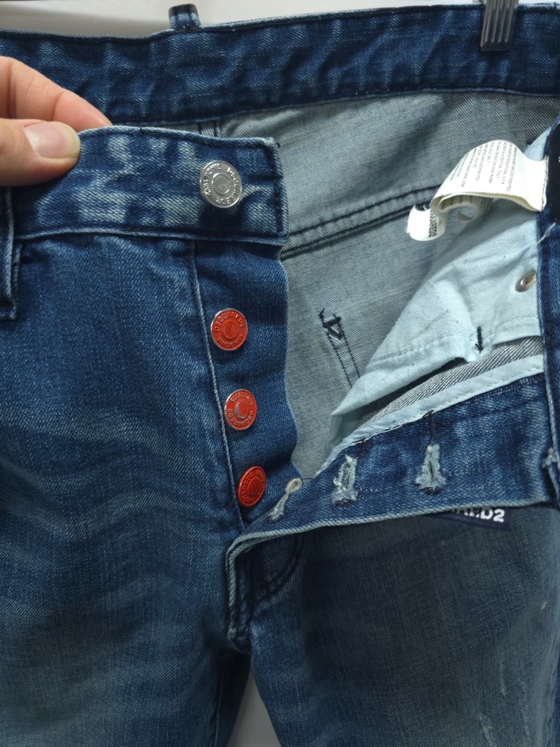 디스퀘어드2 오렌지 롤업 워싱진 ( 46/ 30~32 ) 상품이미지9