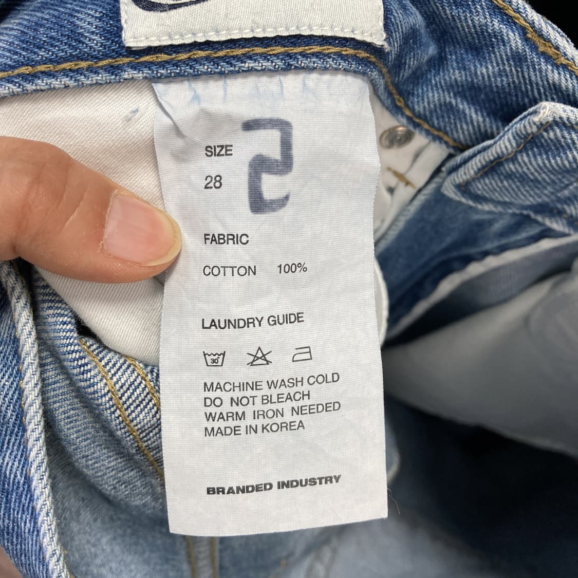 INSTANT DENIM 공용 데님 새것 30  상품이미지4