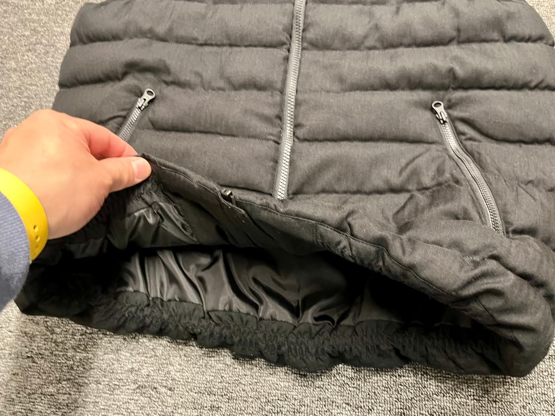 [95] 지유 GU 후드 패딩베스트 M 상품이미지3