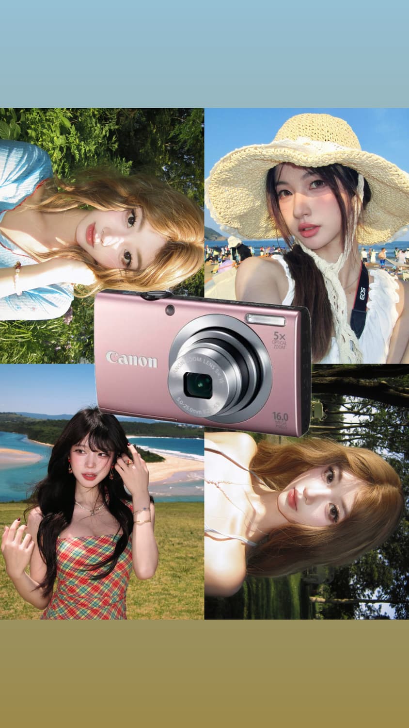 핑크!)Canon powershot a2400 풀박스상품! 상품이미지1