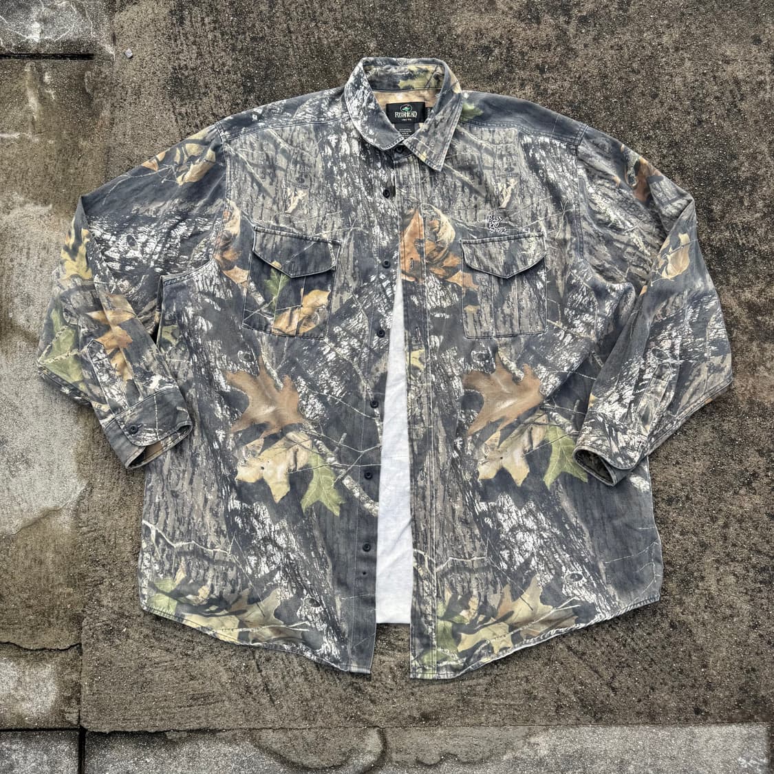 [XXL] 리얼트리 패턴 빅사이즈 셔츠 상품이미지1