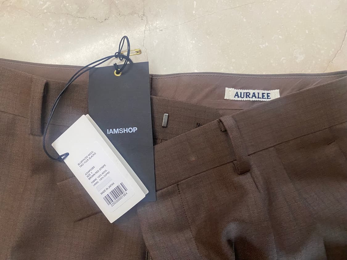 오라리 25FW 블루페이스 울 슬랙스 ( 3 ) 상품이미지3