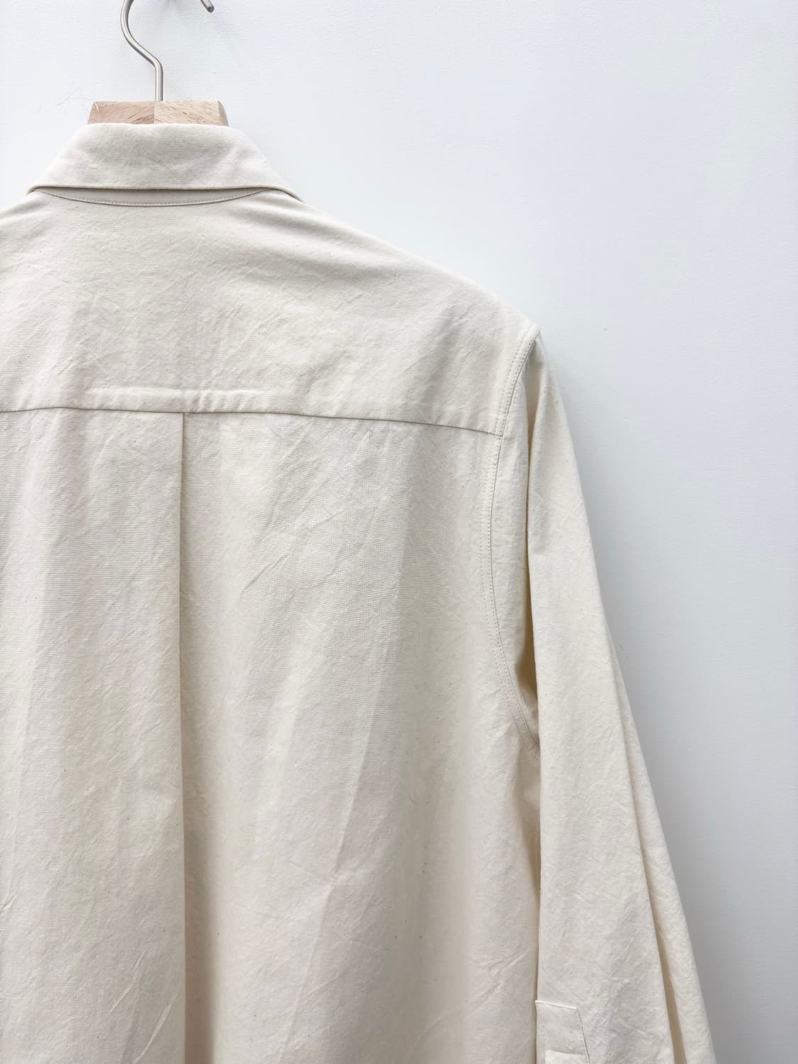 THE TYPESETTER SHIRT IVORY/STONE 상품이미지6