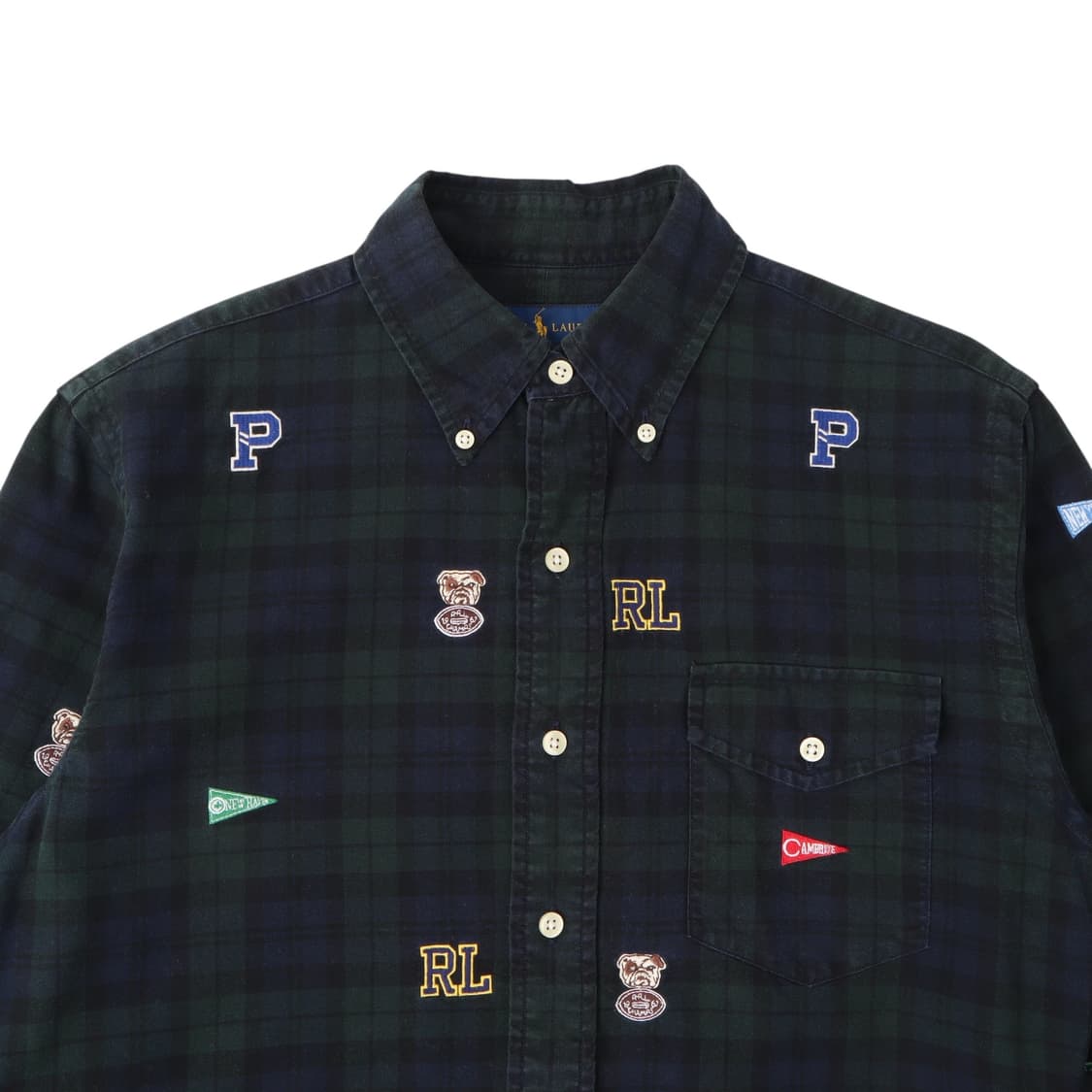 폴로 랄프로렌 플래그 블랙와치 타탄체크 셔츠 상품이미지2
