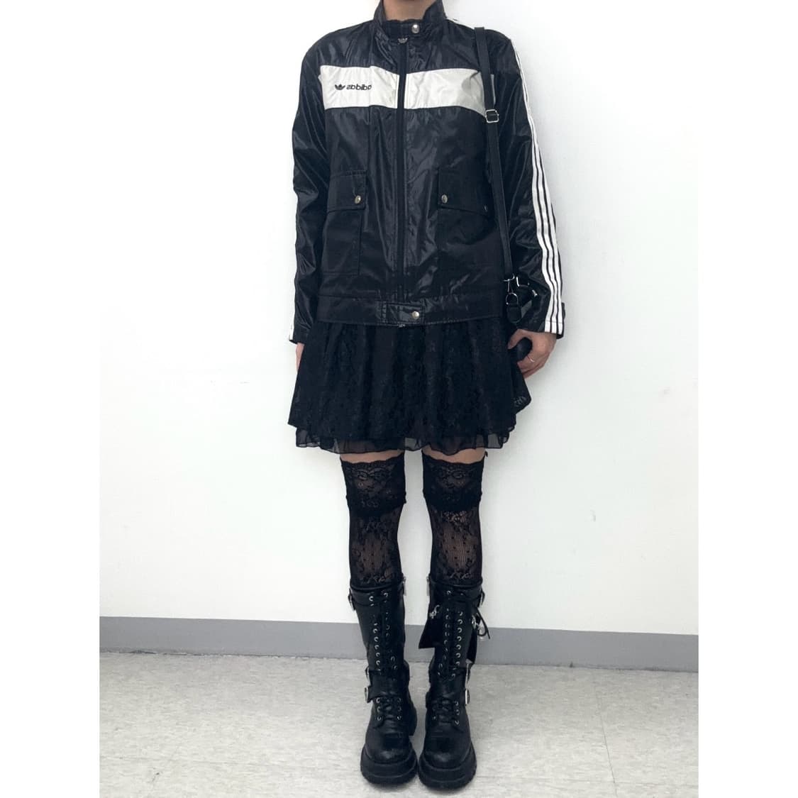 블랙 레이스 니삭스 상품이미지8