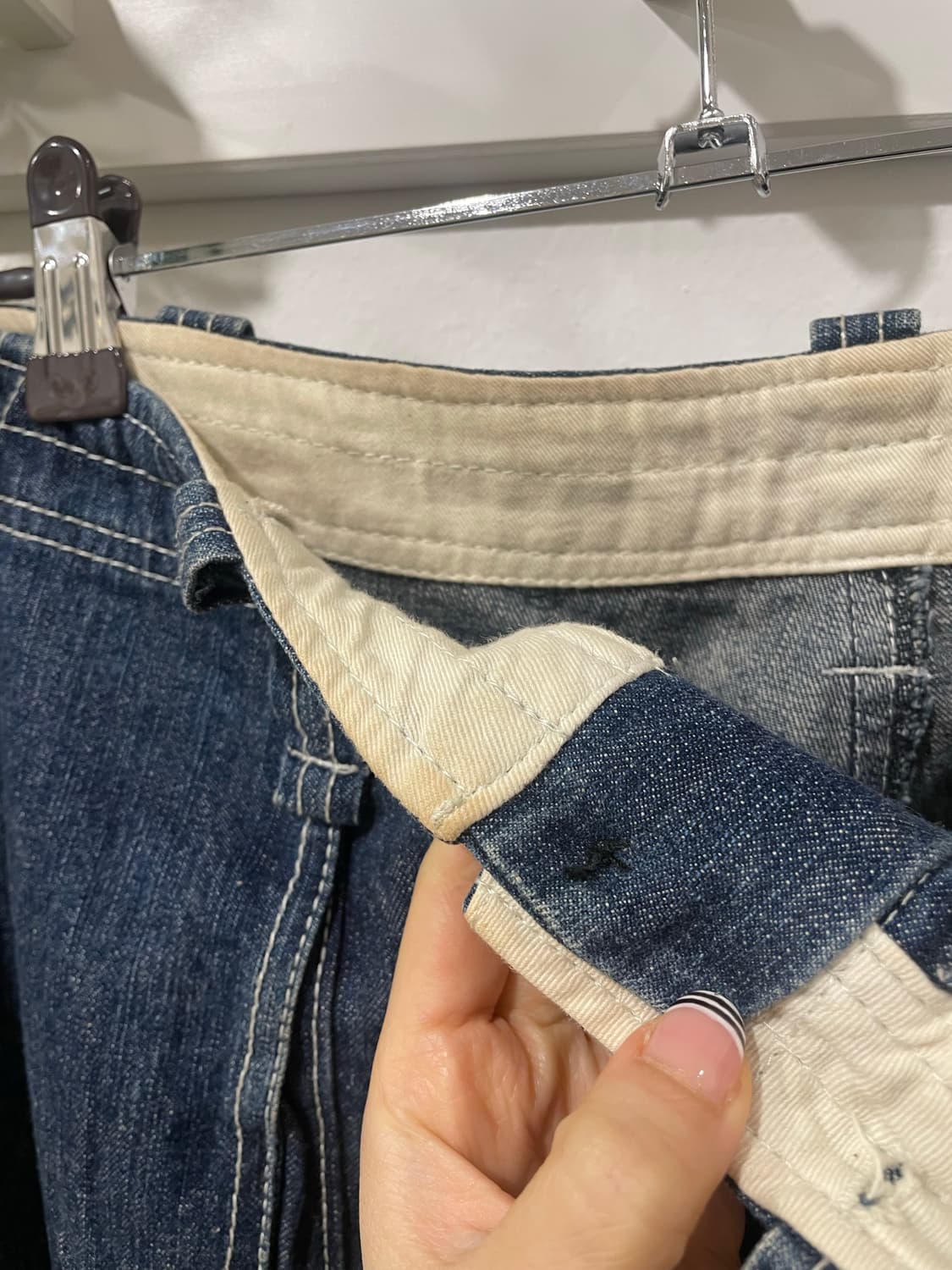 Vintage Stitch Wide Denim Pants 상품이미지10