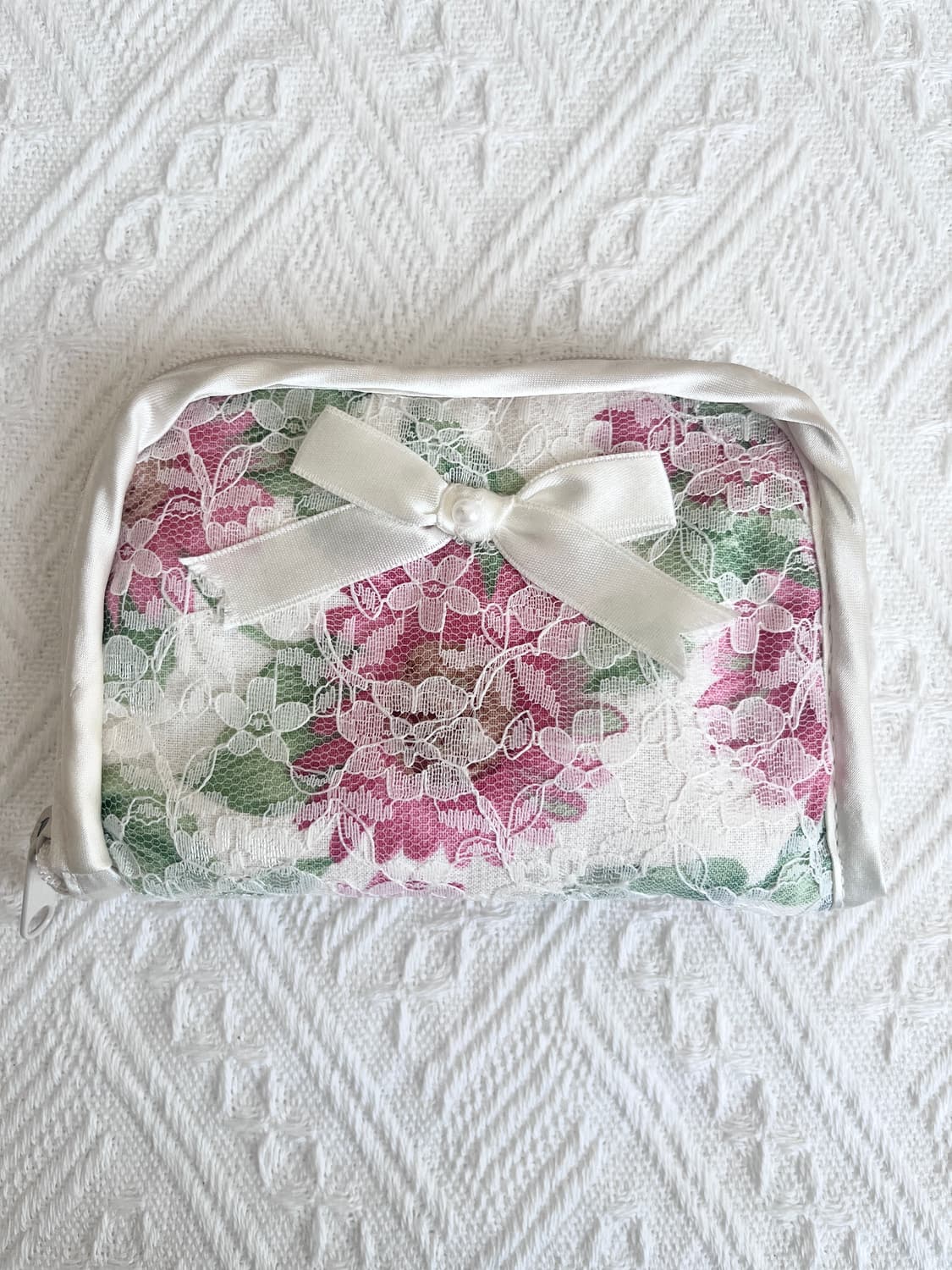 플라워 레이스 액세서리 보관 파우치  상품이미지2