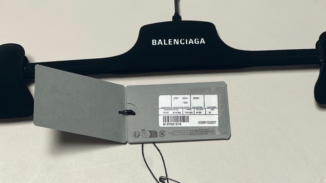 (급처) (31)발렌시아가 배기 데님 팬츠 - 클래식 상품이미지4