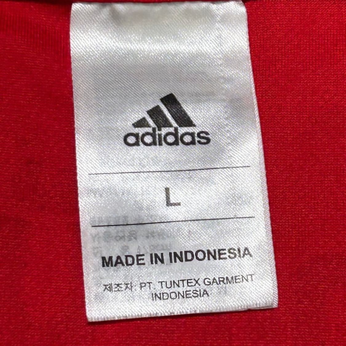 ADIDAS 기능성 티셔츠 레드 L 상품이미지6