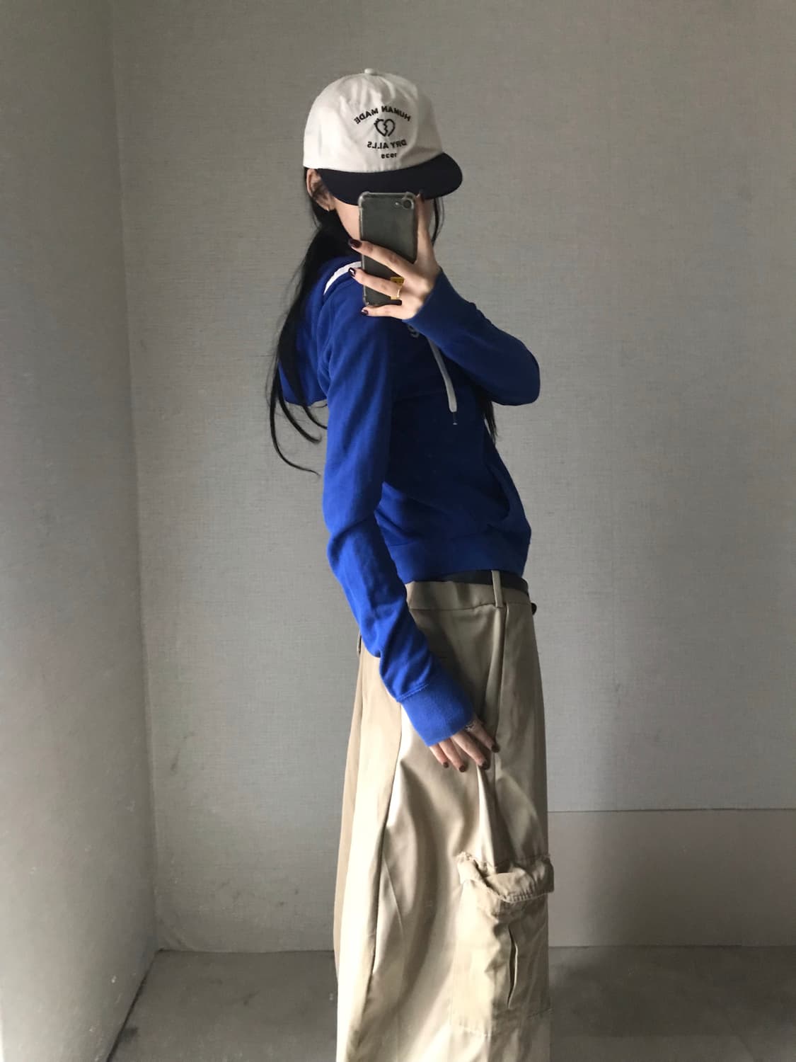 아베크롬비 블루 슬림핏 후드집업 상품이미지4