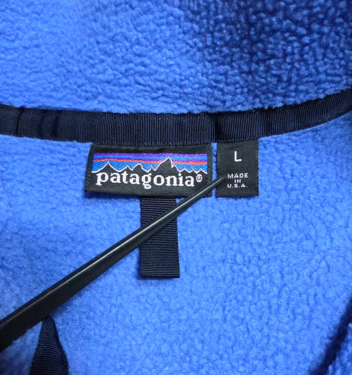(L)파타고니아 Usa 91s 아카이브 신칠라 스카이블루 상품이미지3