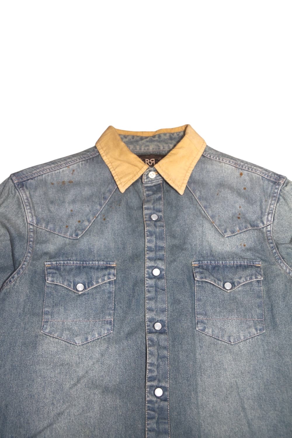 더블알엘 RRL 녹워싱 웨스턴 데님 셔츠 상품이미지4