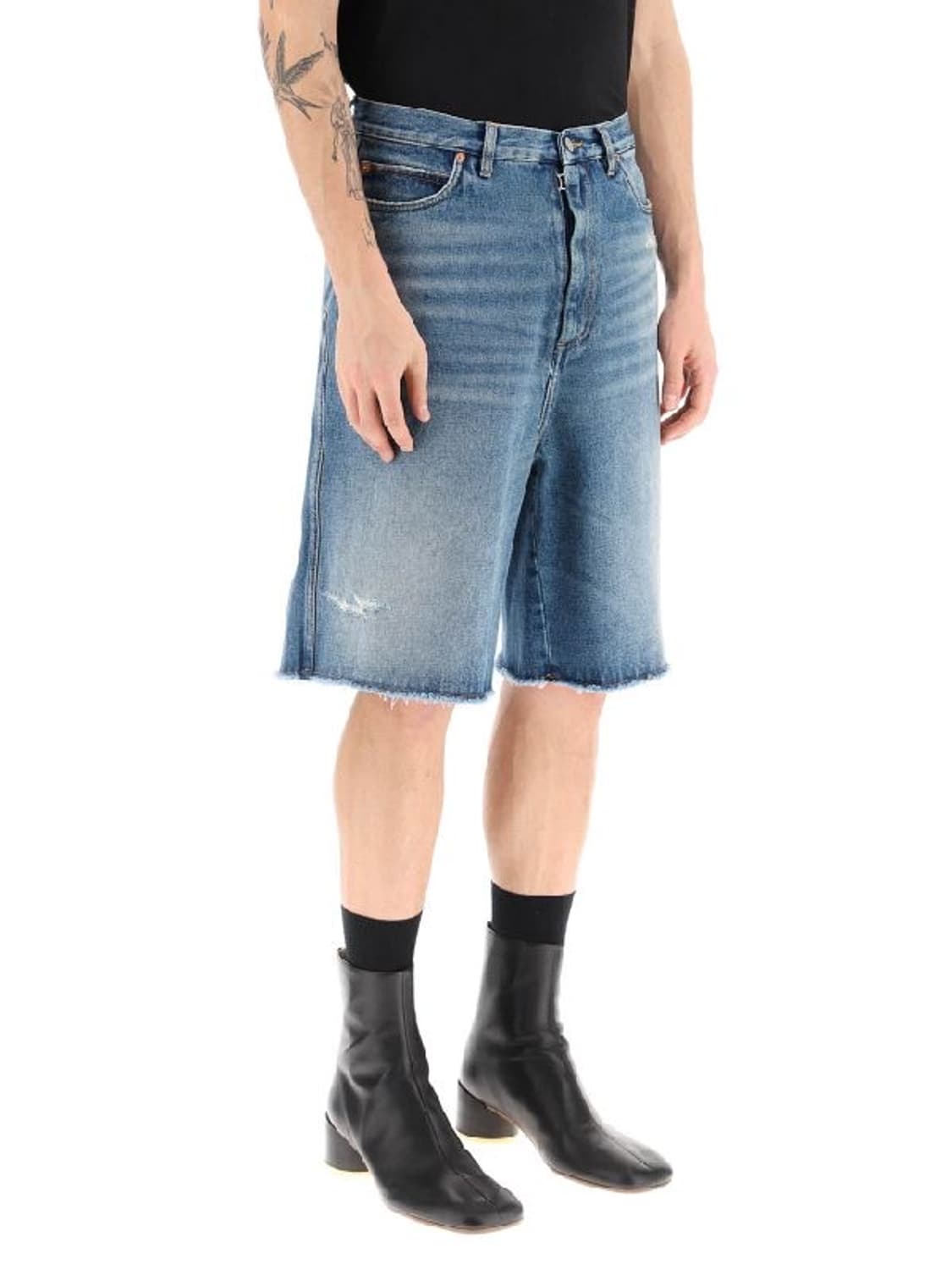 MM6 로우컷 데님 버뮤다 팬츠 상품이미지2