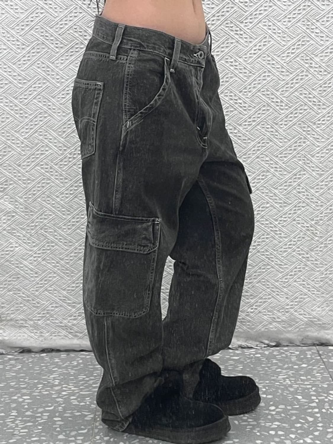 리바이스 실버탭 스트릿 힙합 카고 데님팬츠 32인치 C07105 상품이미지2