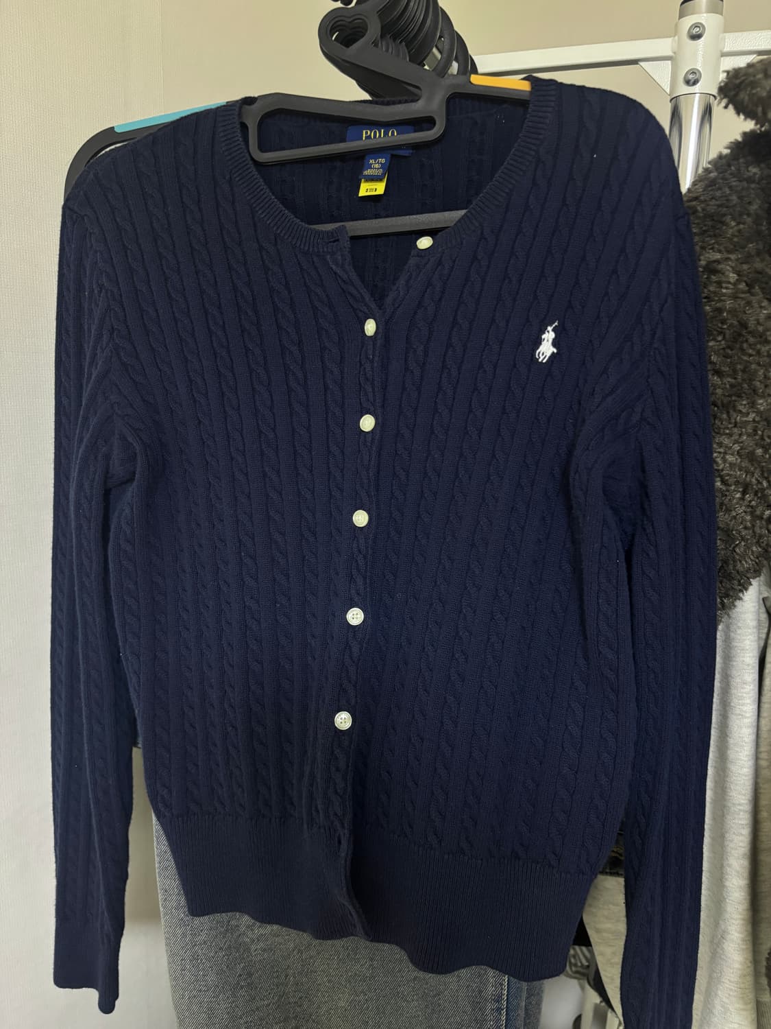 폴로 네이비 니트 상품이미지1