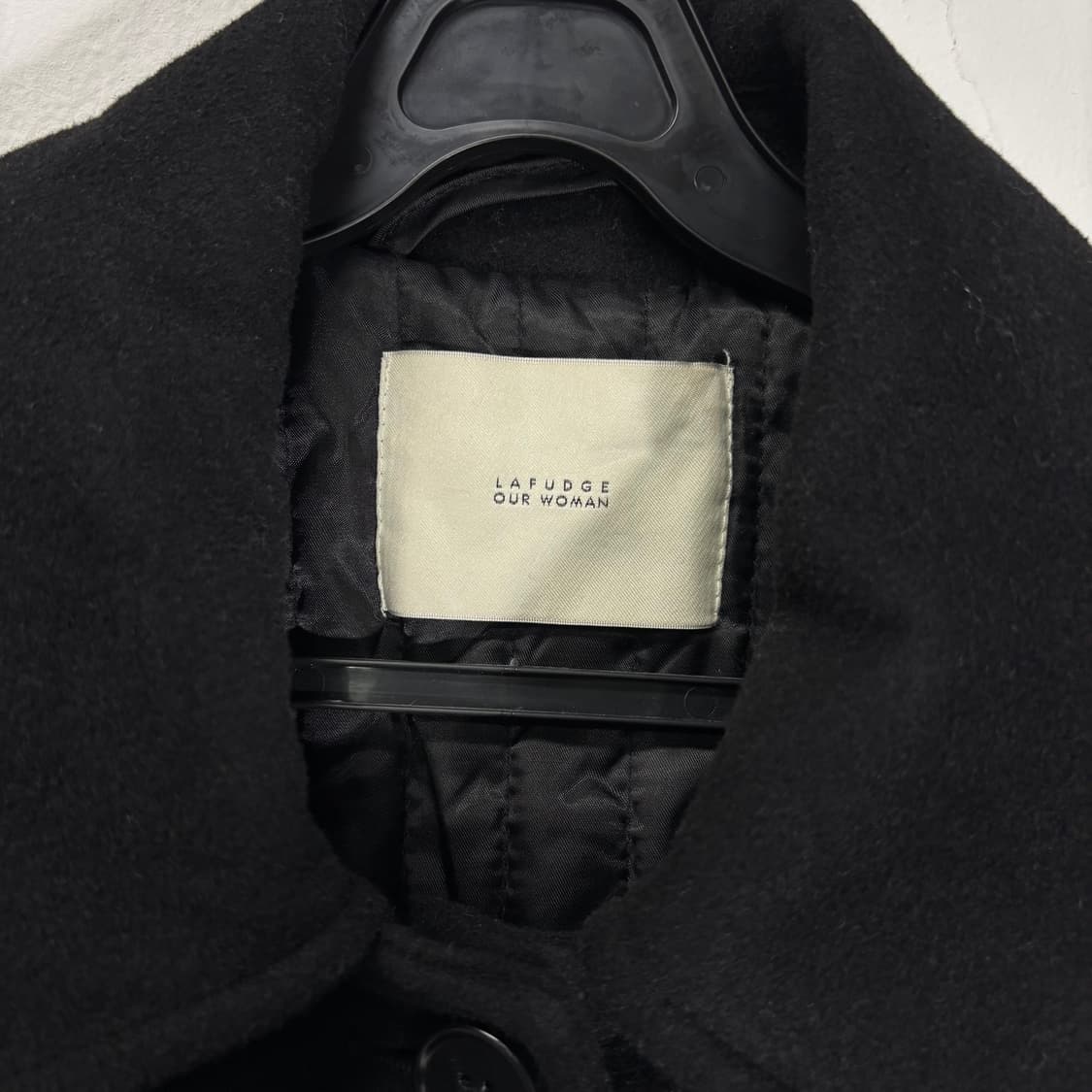 우먼FREE 라퍼지스토어 블랙 로브 발마칸코트 상품이미지3