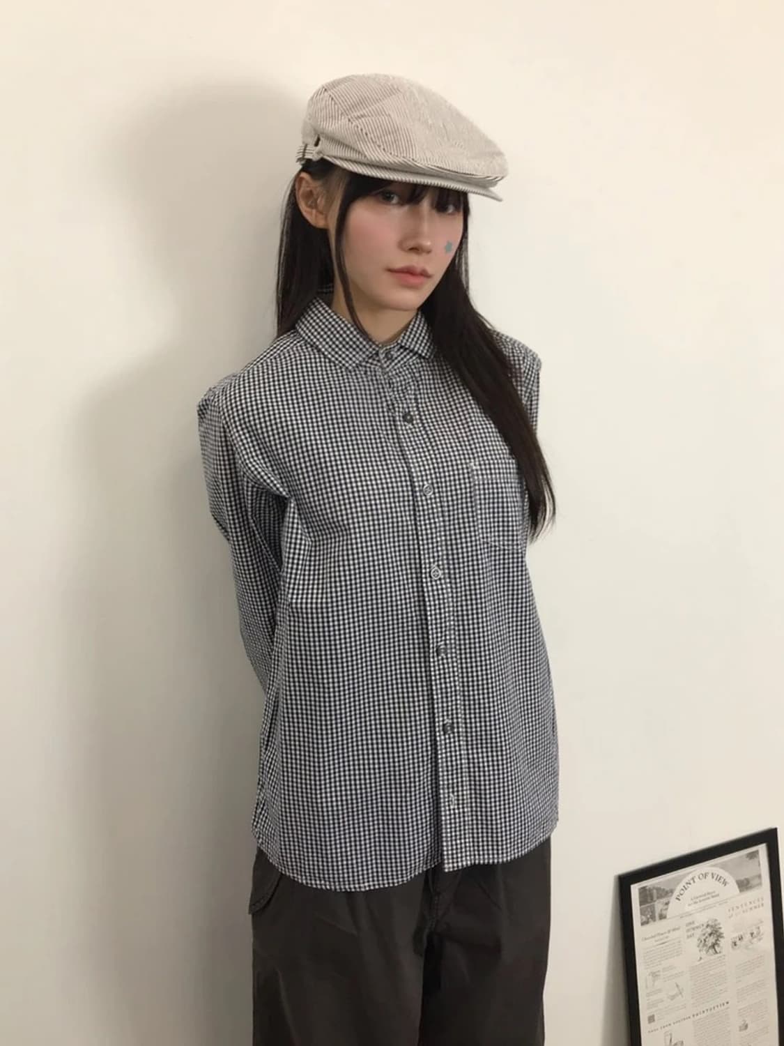 BEAMS Gingham Check Shirt 상품이미지1
