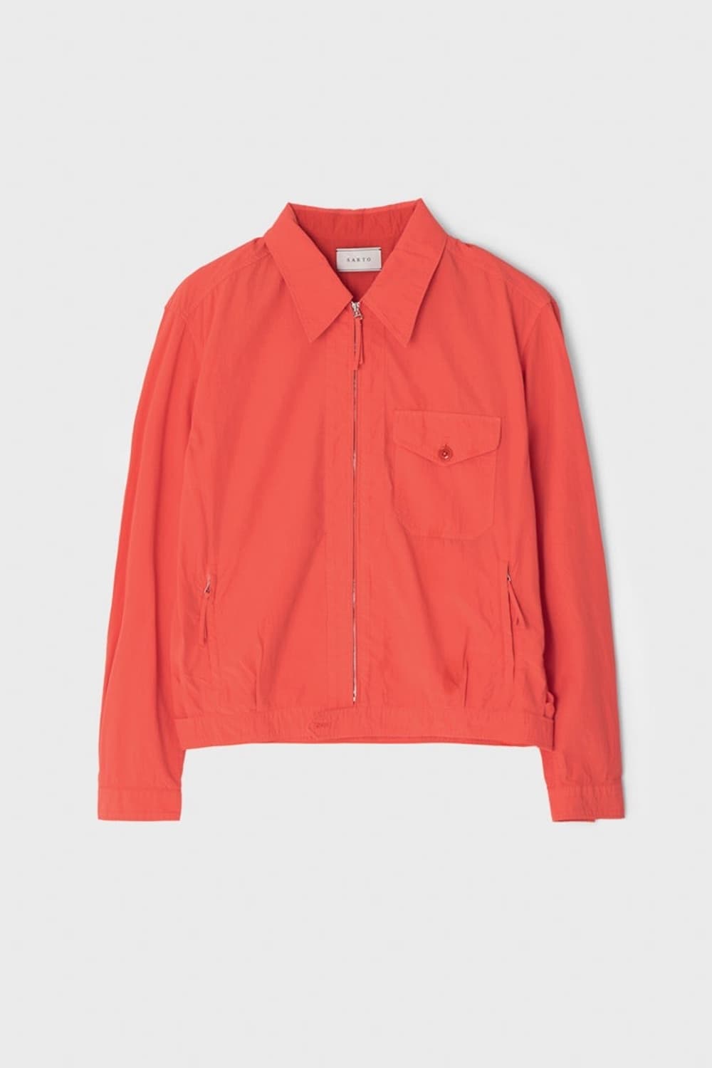 SARTO short zip jacket _puppy red 상품이미지1