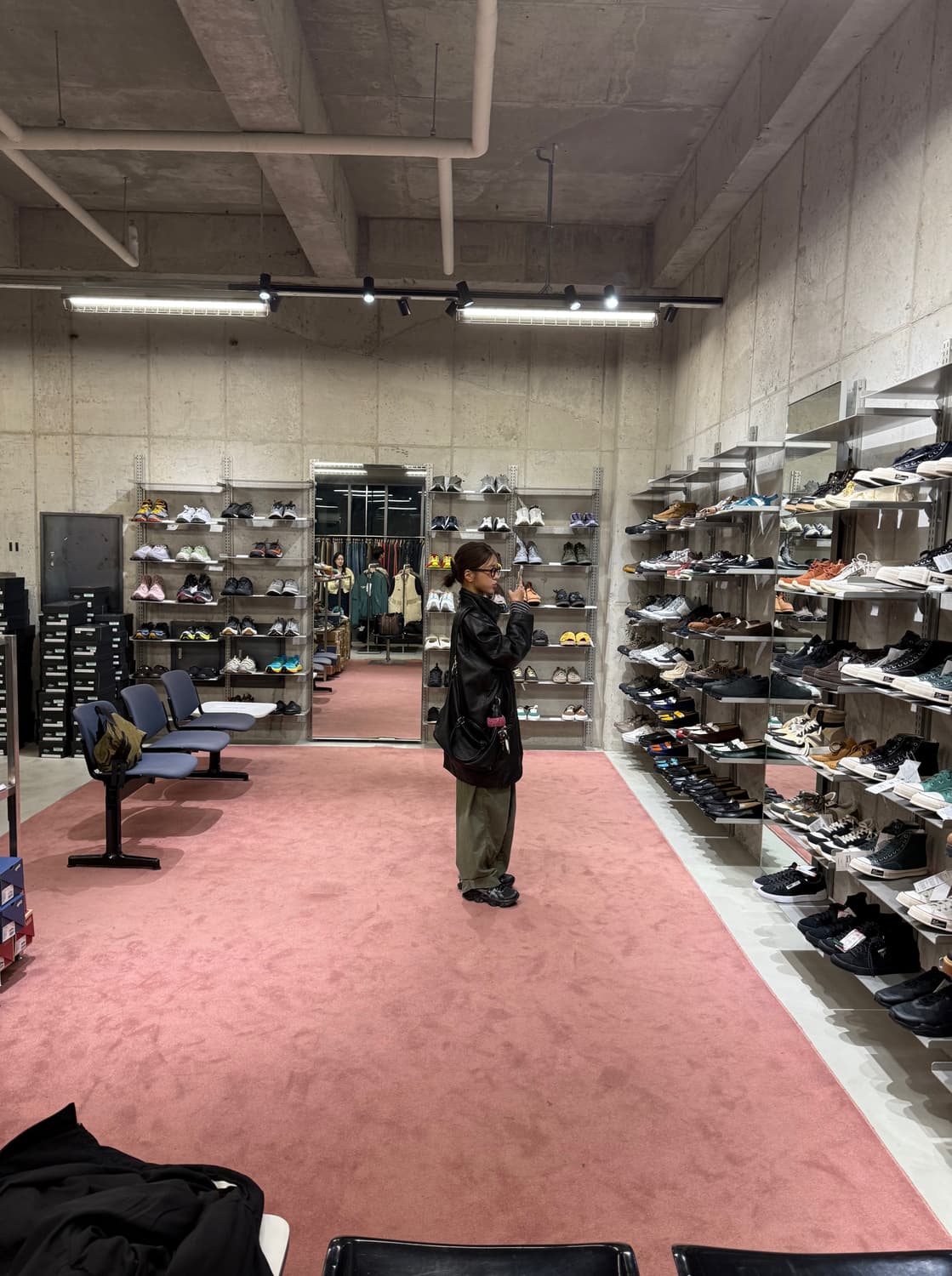 하이넥 더블 레더 자켓 상품이미지8