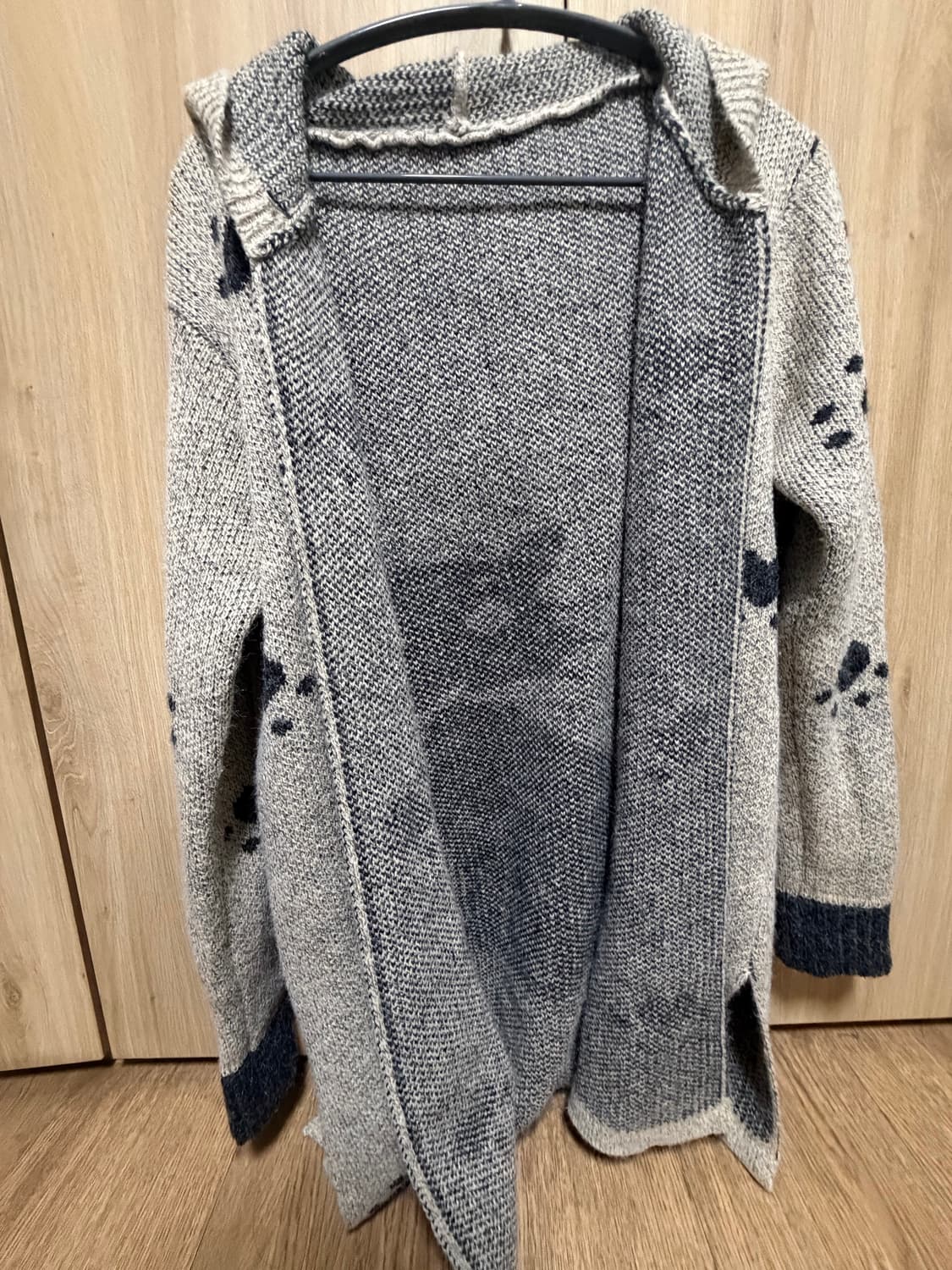 고양이 후드 모리 가디건 상품이미지2