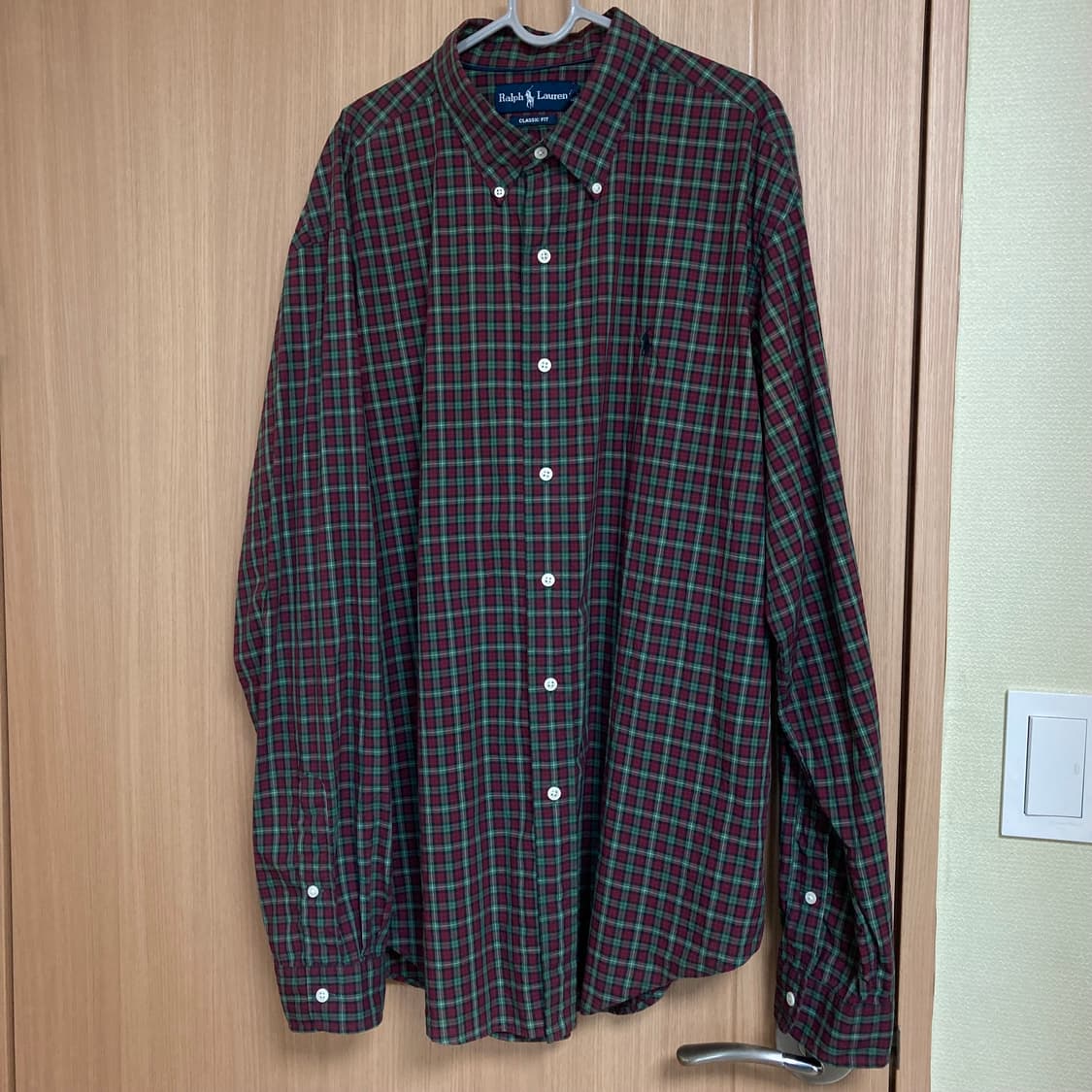 (XL) 폴로 체크 셔츠 뉴진스 해린 상품이미지2