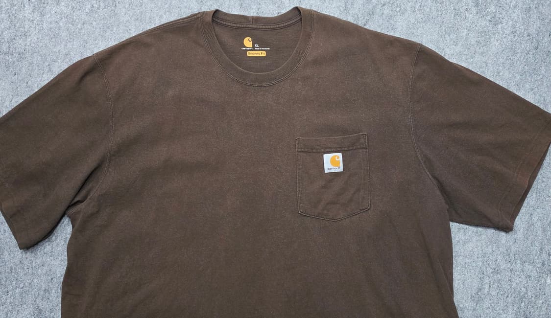 칼하트 오리지널핏 포켓 반팔티 XL 상품이미지3