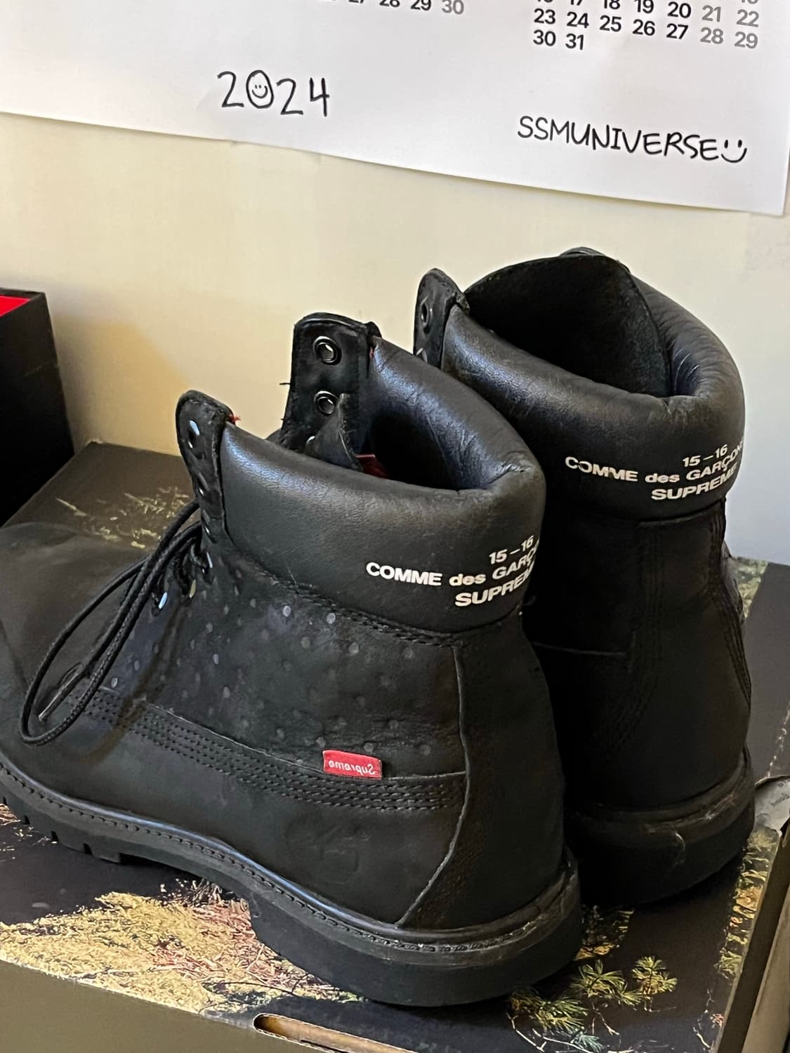 (275)슈프림 꼼데가르송 팀버랜드 6인치 부츠 상품이미지2