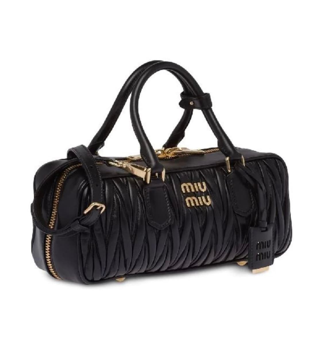 미우미우 마틀라쎄 토트백 블랙  상품이미지6