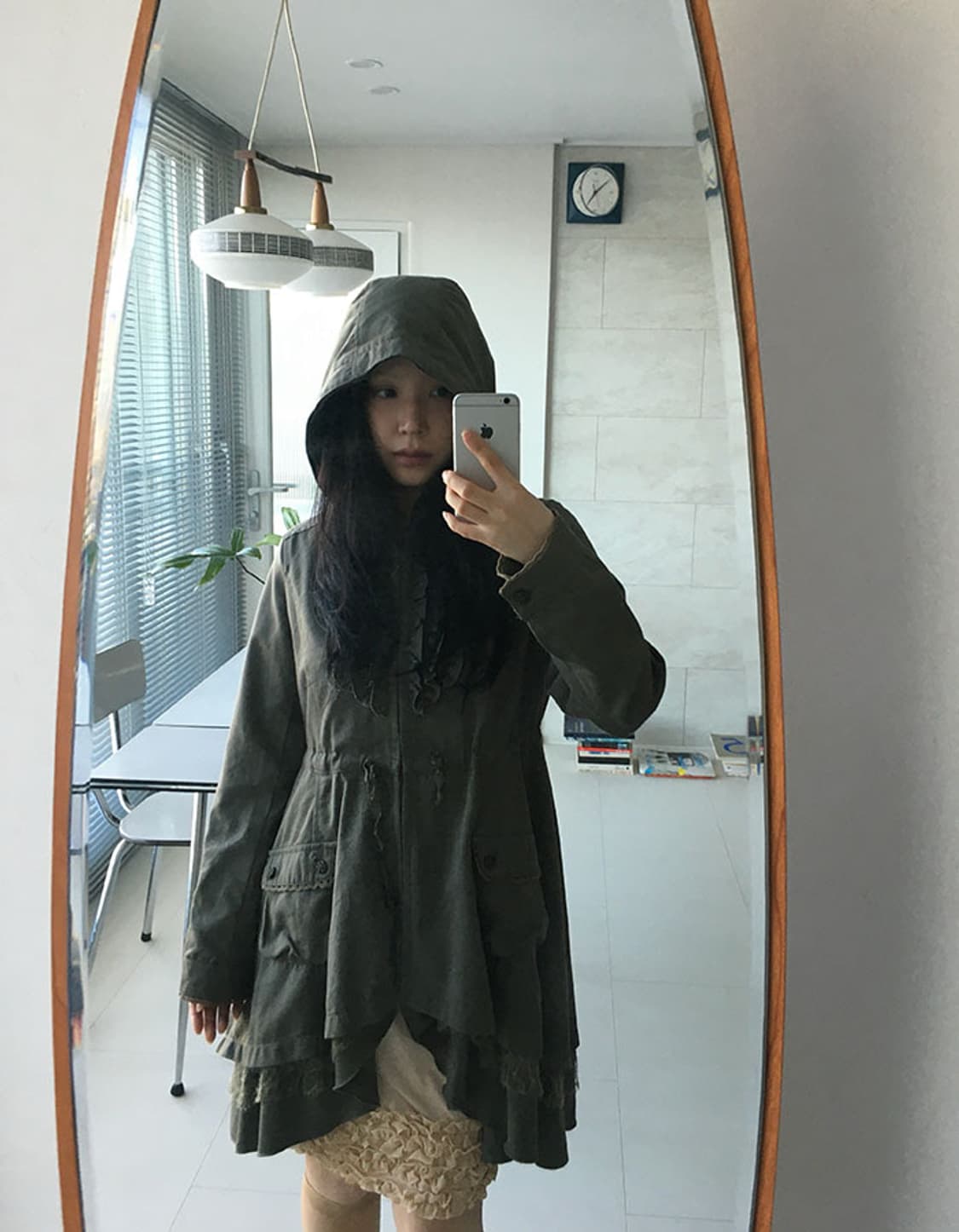 axes femme) ruffle lace military jacket 상품이미지4