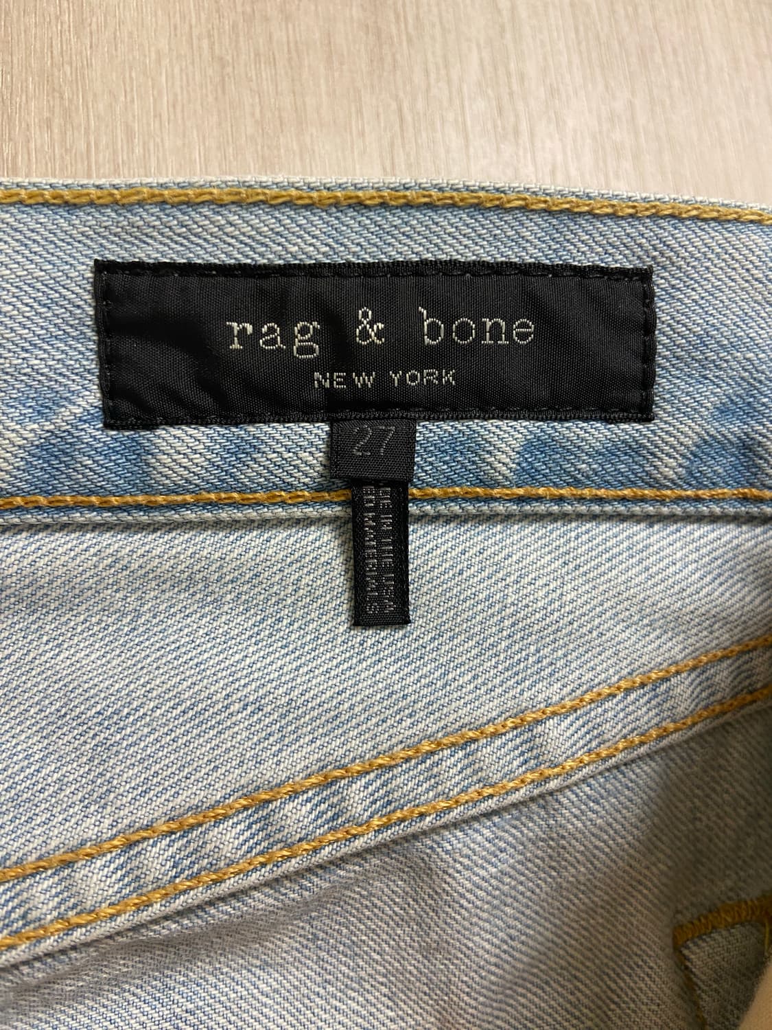rag & bone 스트레이트 진 27 상품이미지4