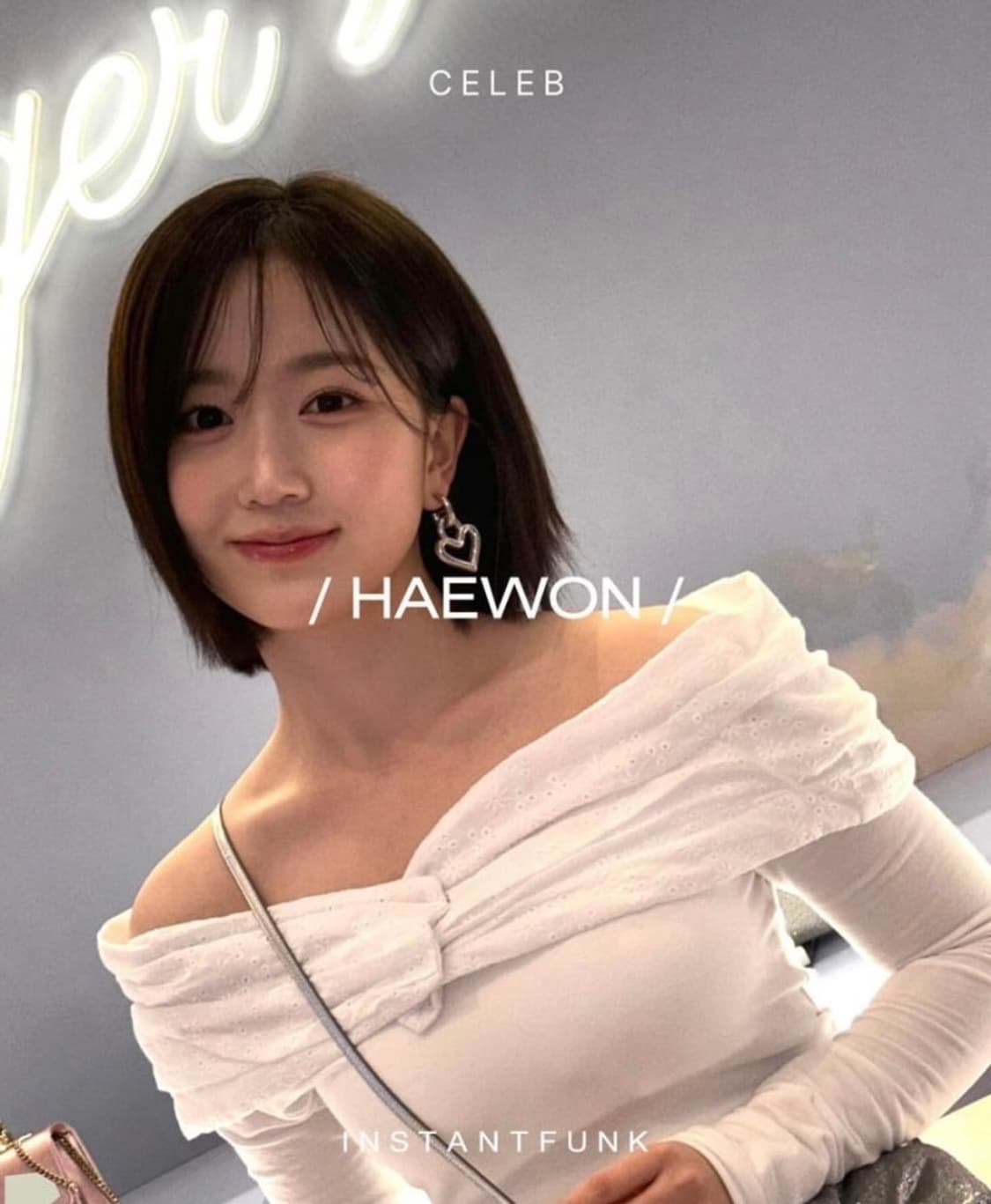 (새상품)인스턴트펑크 오프숄더 레이스 롱슬리브 화이트 상품이미지2