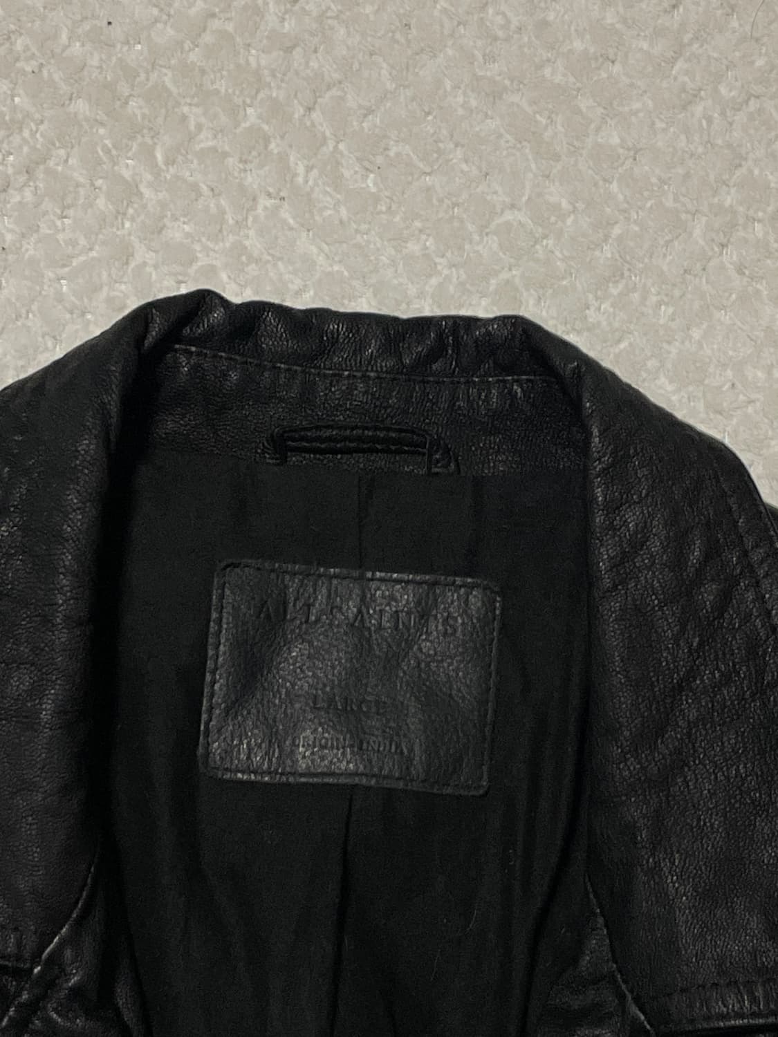 ALL SAINTS 올 세인츠 웨스턴 무드 쿠시로 바이커 레더 자켓 상품이미지5