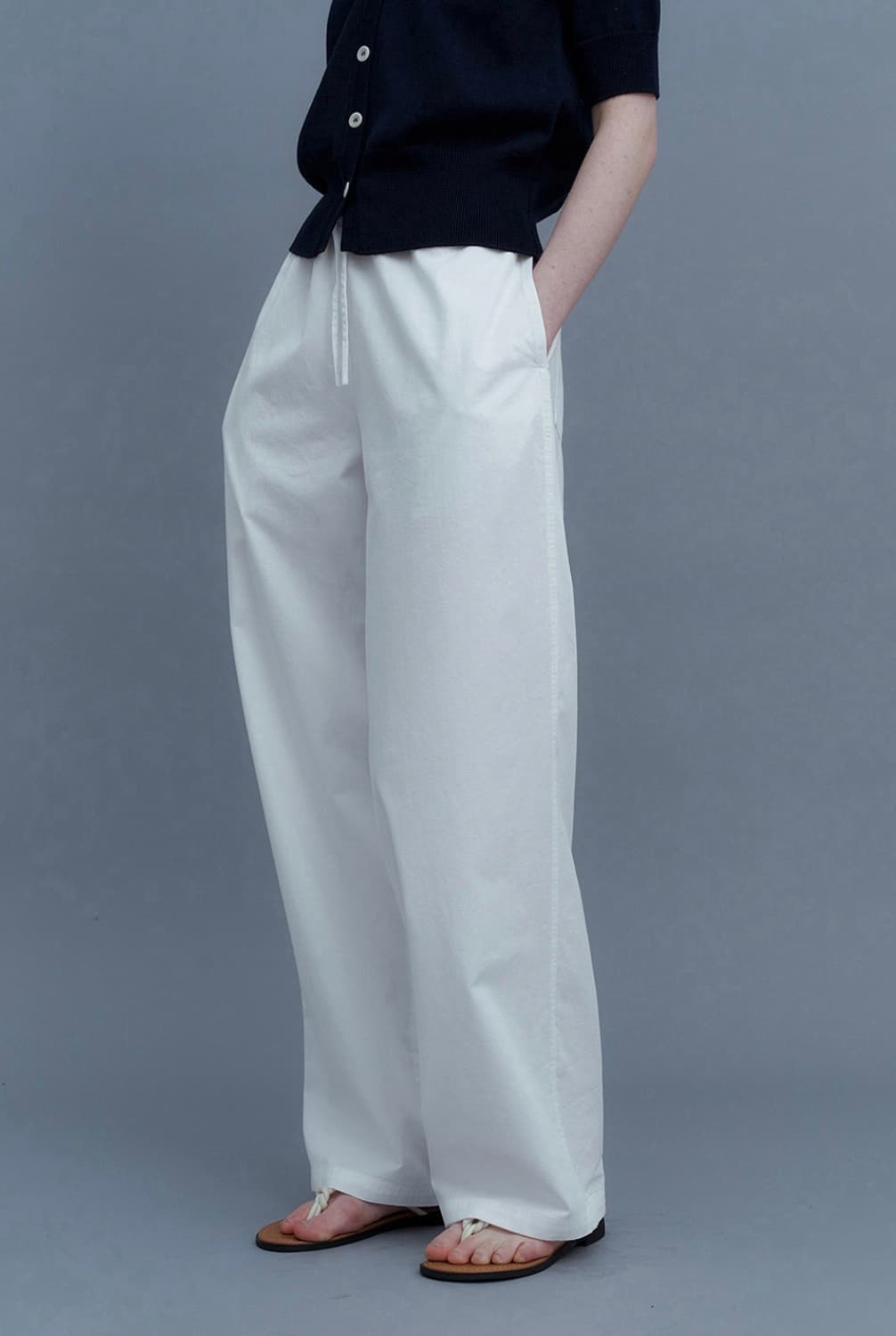 유라고 comfort string pants 상품이미지1