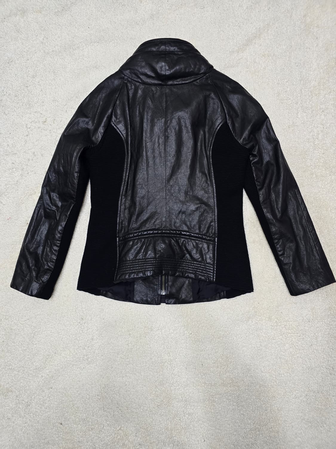 KUHO 쿠호 블랙 가죽 자켓 85사이즈 상품이미지2