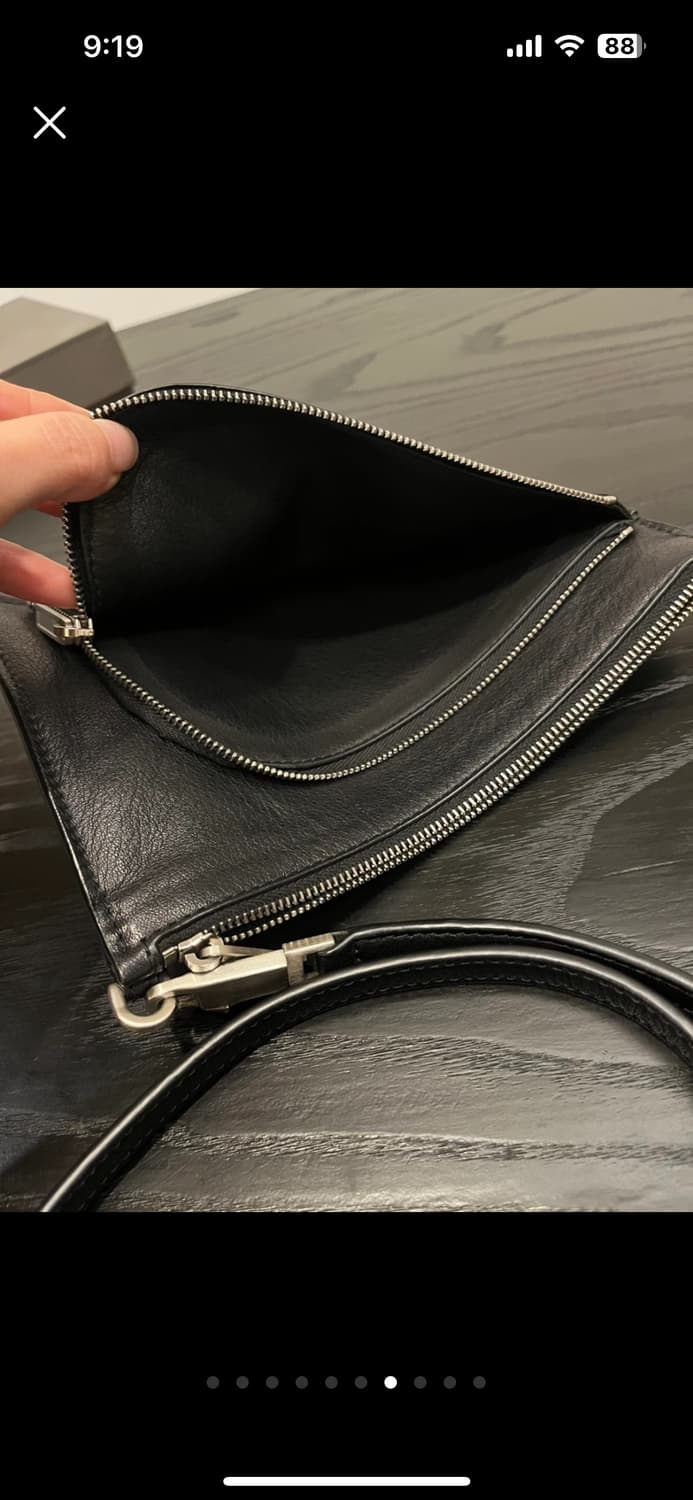 릭 오웬스 클럽 파우치 블랙 상품이미지5