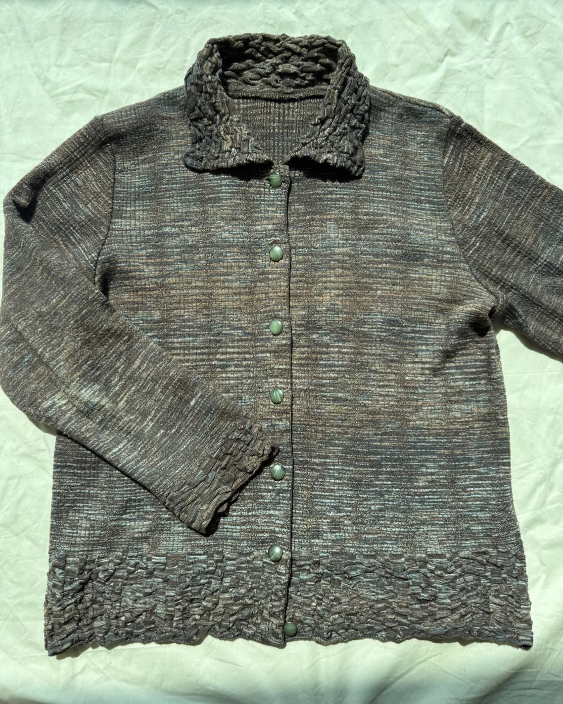 퍼플 브라운 니트 상품이미지1