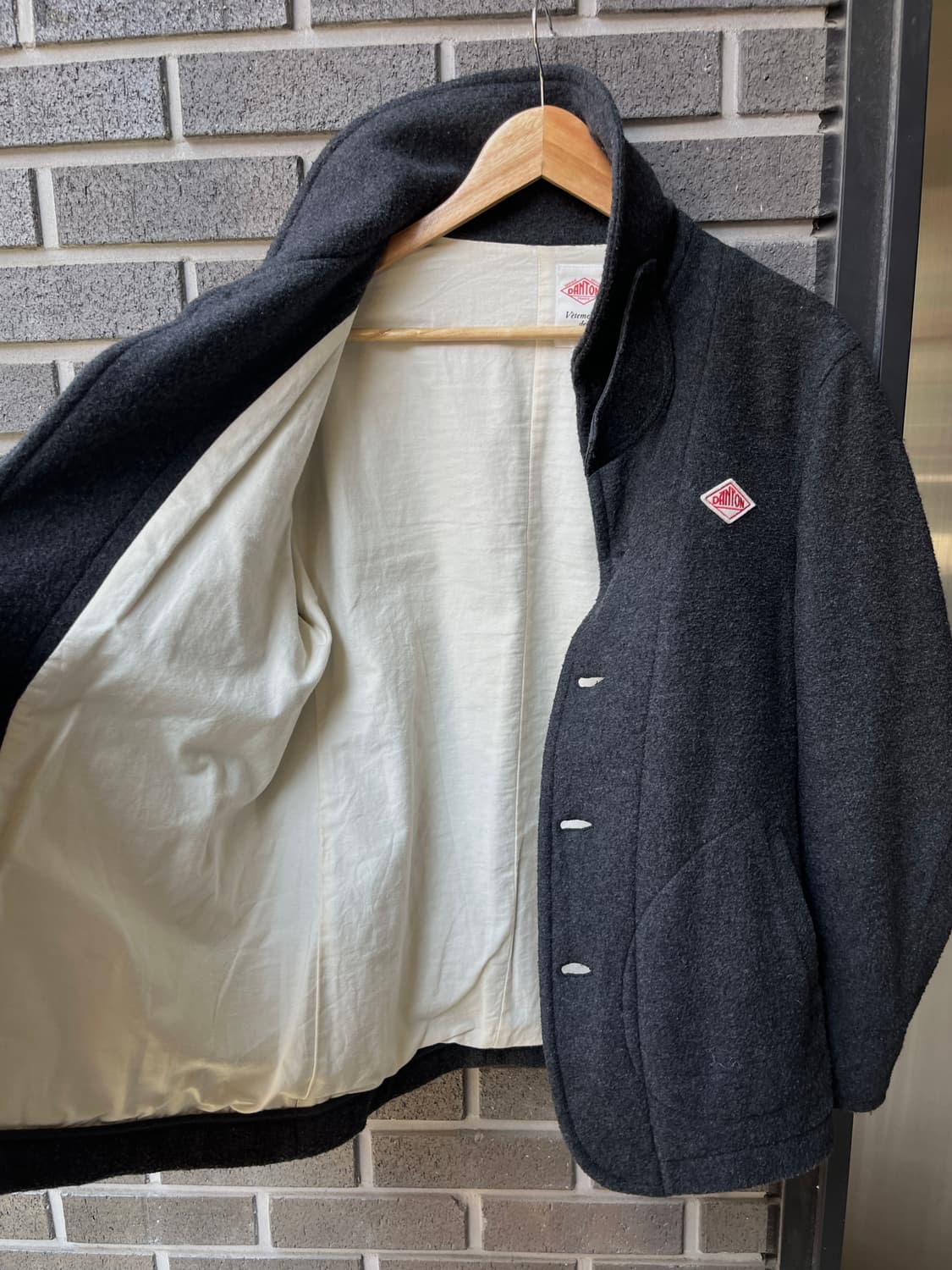 Danton 단톤 울 코트 다크그레이 40 상품이미지8