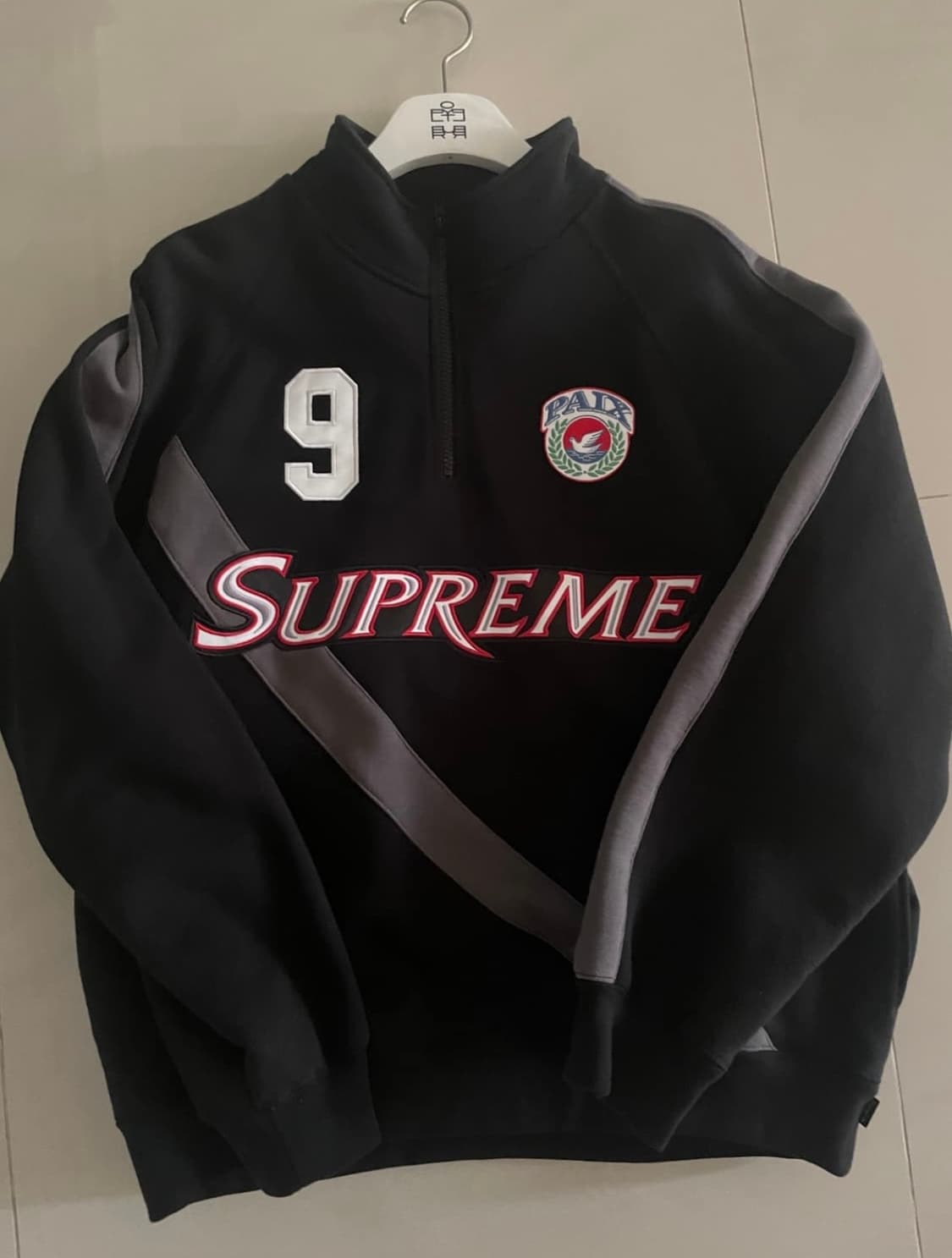 슈프림 이큅 하프 집 스웨트셔츠 블랙 - 24SS 상품이미지1