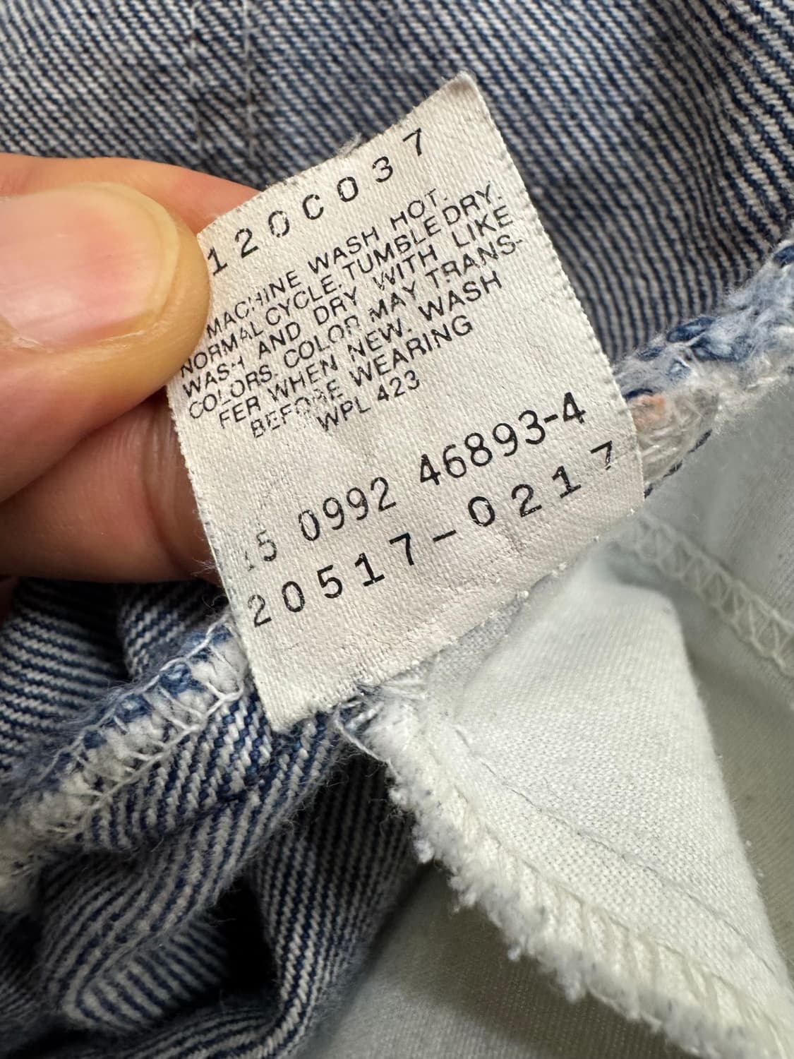 90s 리바이스 517 부츠컷 데님팬츠usa 상품이미지7