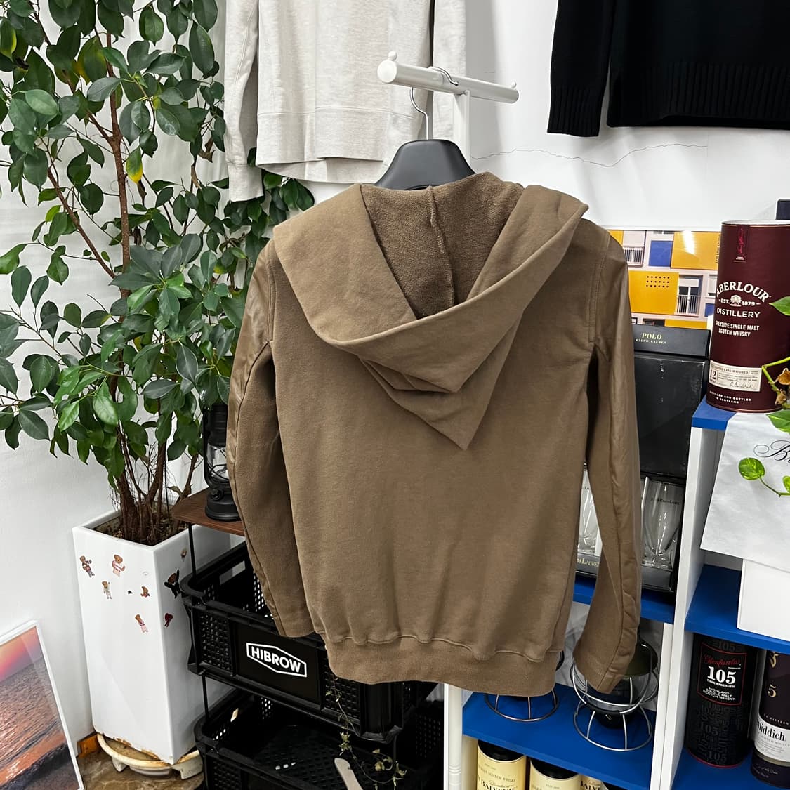 릭오웬스 다크쉐도우 레드트림 후드집업 S 상품이미지4