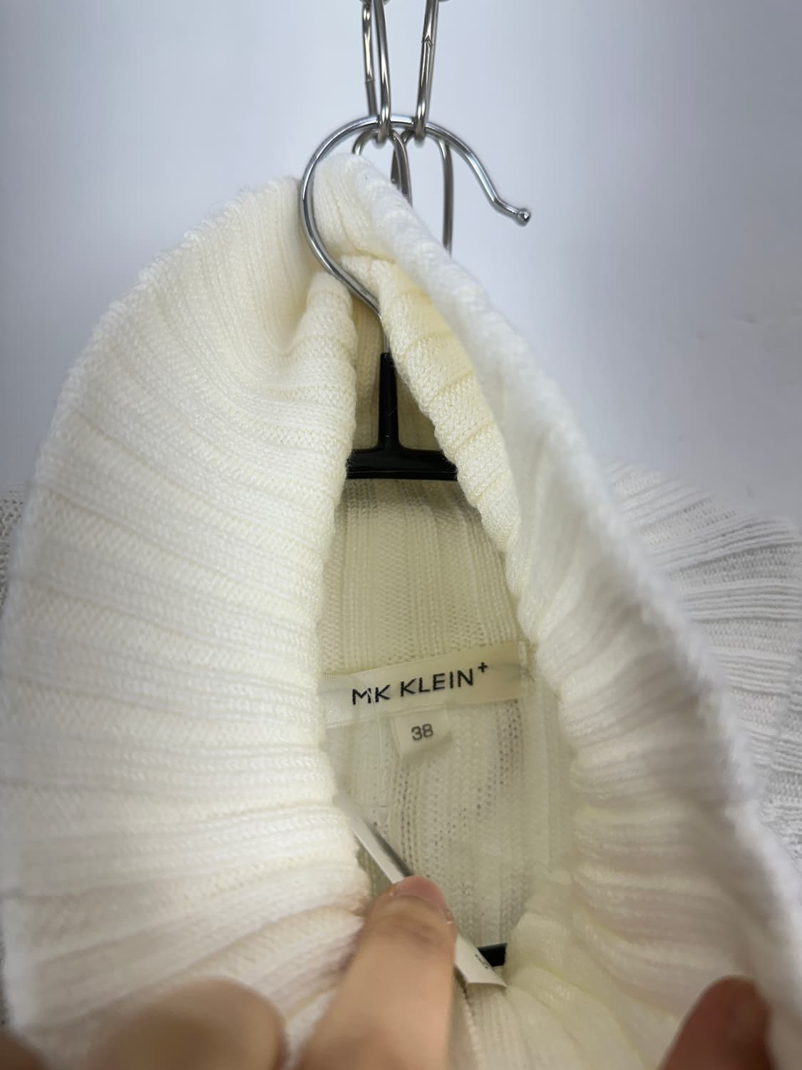 MK Klein High-Neck Ribbed 2way Knit Zip- 상품이미지7