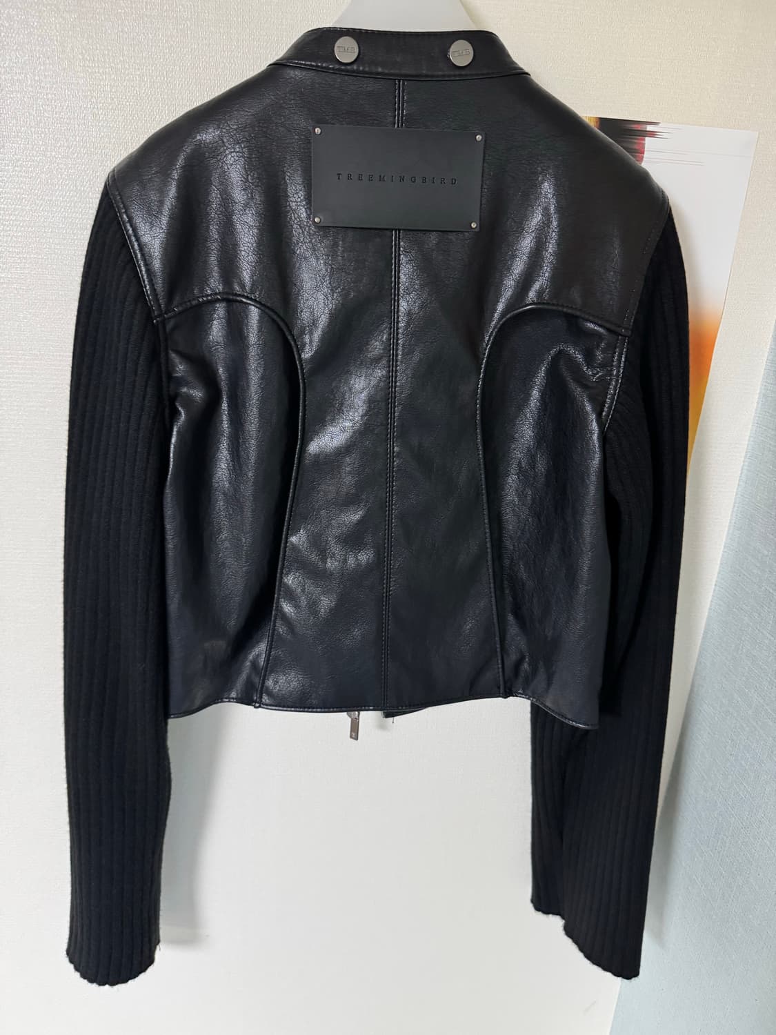 트리밍버드 레더자켓 상품이미지2