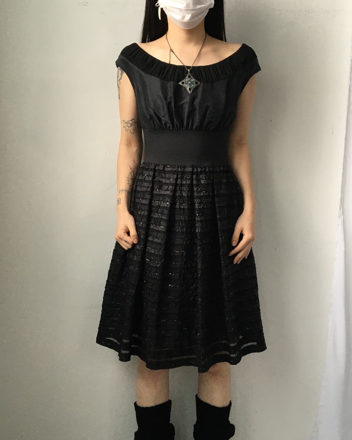 Gk glitter layer point glossy onepieve 상품이미지7