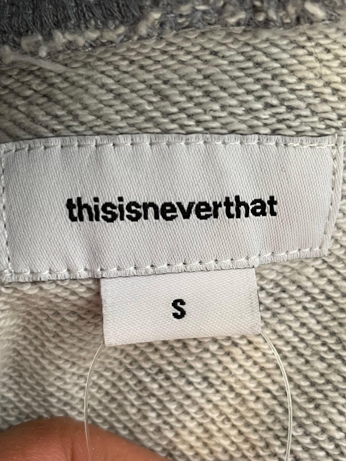 Thisisneverthat 디스이즈네버댓 그레이 후드집업 S 상품이미지3