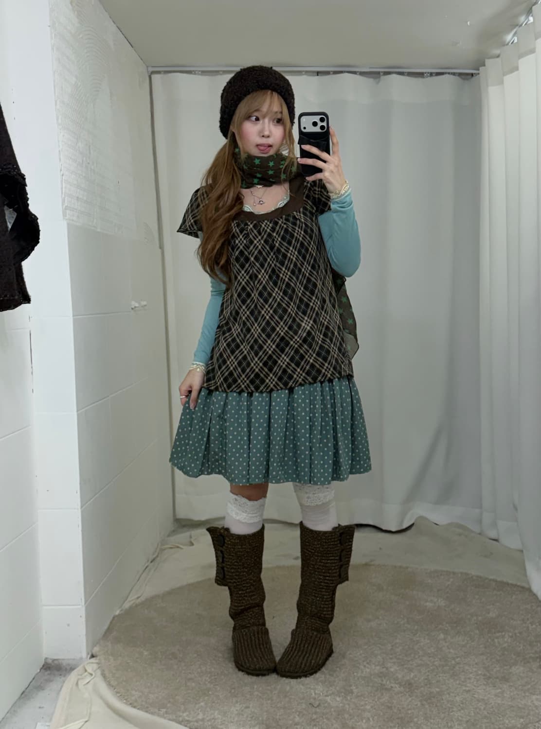 민트초코 너드 니혼진 모리걸 코디세트 상품이미지3